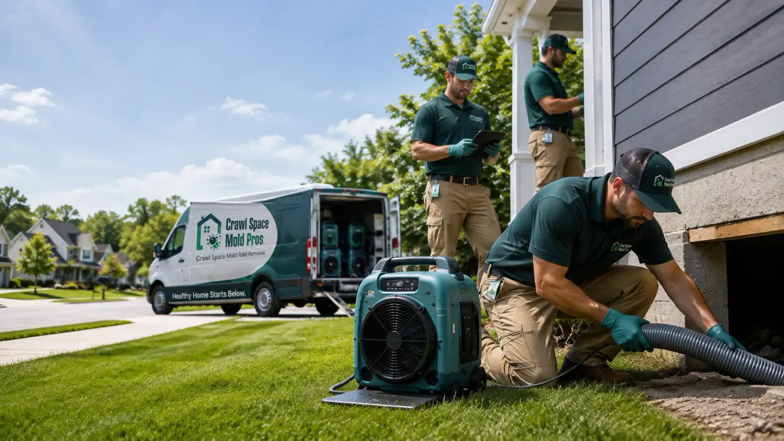 Crawl Space Mold Removal in Carrollton, OH